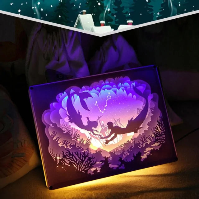 12 Constellation Paper Carving Lamp Nightlight