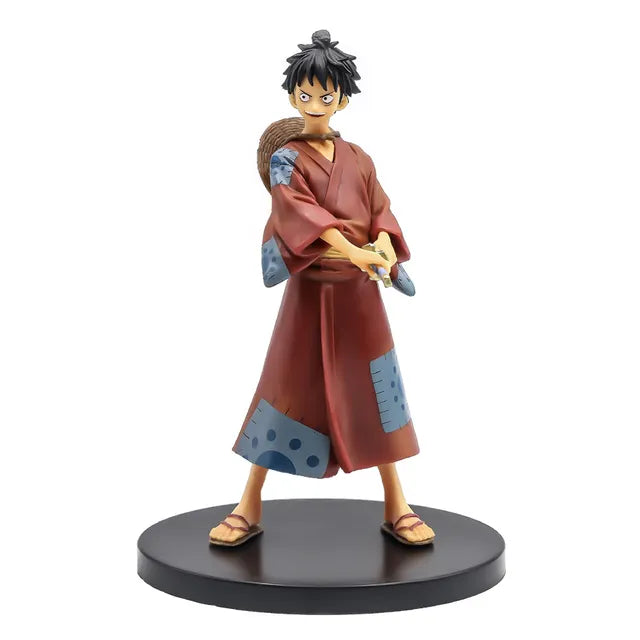 18CM One Piece Figure Roronoa Zoro Three-Blade