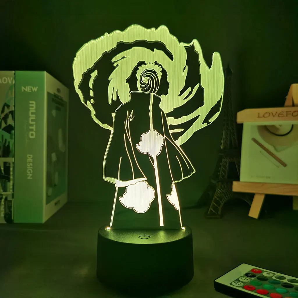 3D obito Decor Anime Lamp