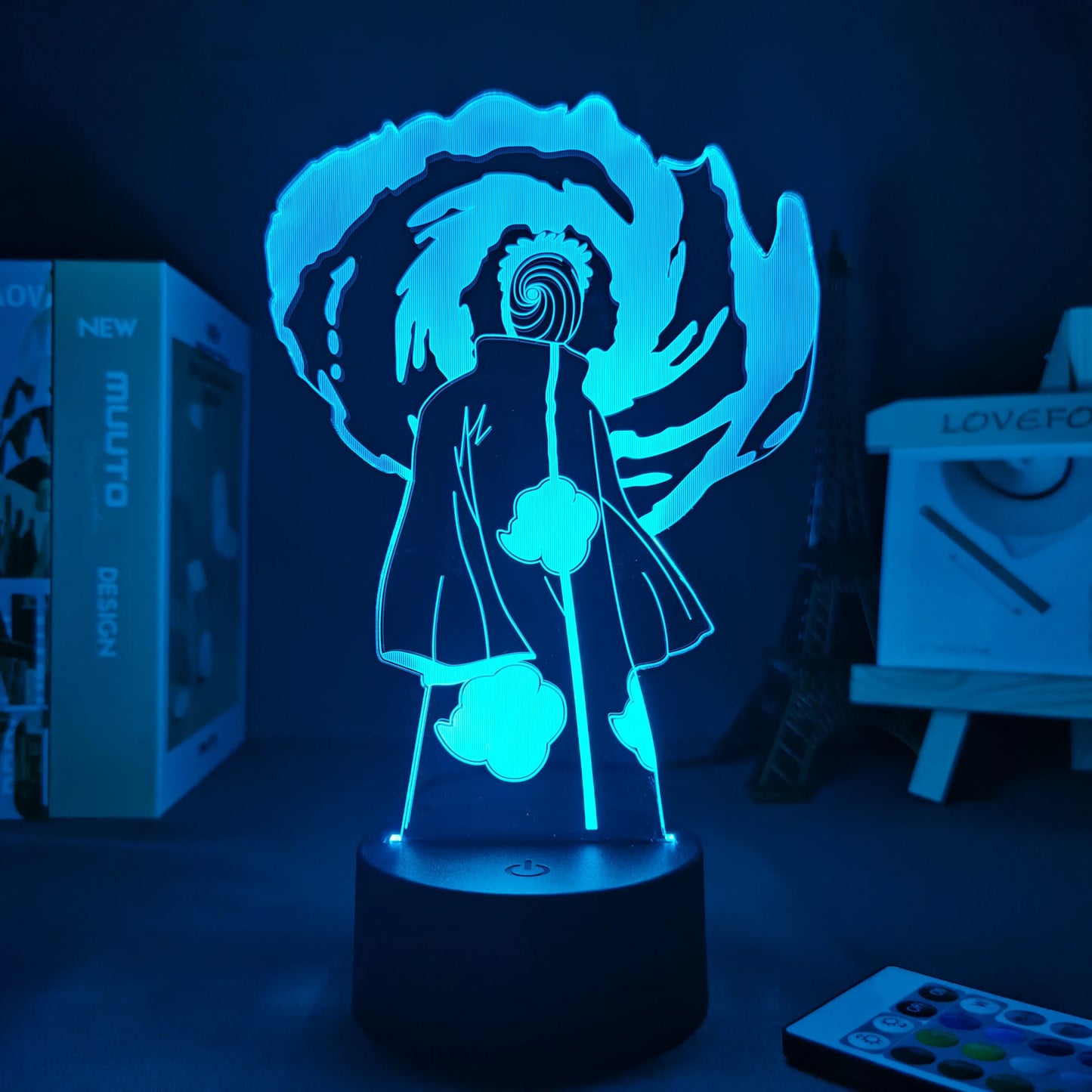 3D obito Decor Anime Lamp