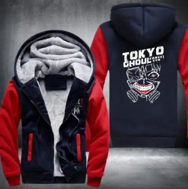 Anime Thicken Cold Proof Hoodie Coat