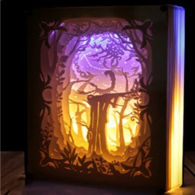 12 Constellation Paper Carving Lamp Nightlight