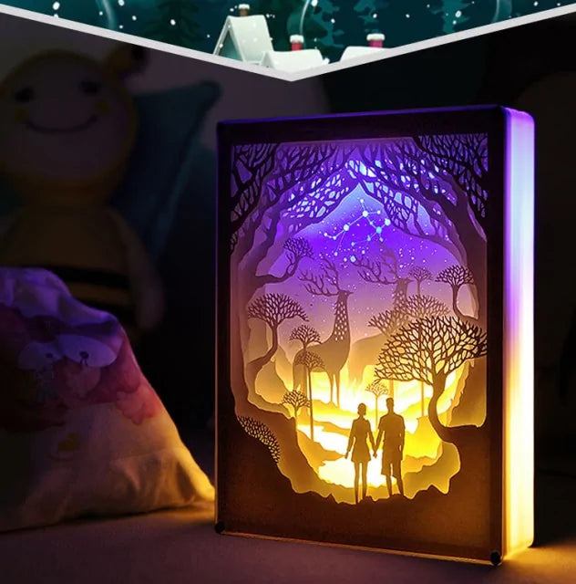 12 Constellation Paper Carving Lamp Nightlight