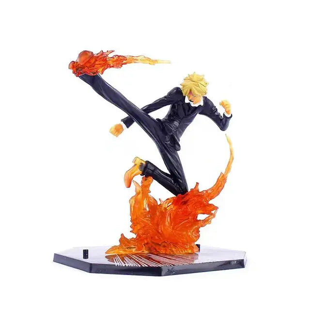 18CM One Piece Figure Roronoa Zoro Three-Blade