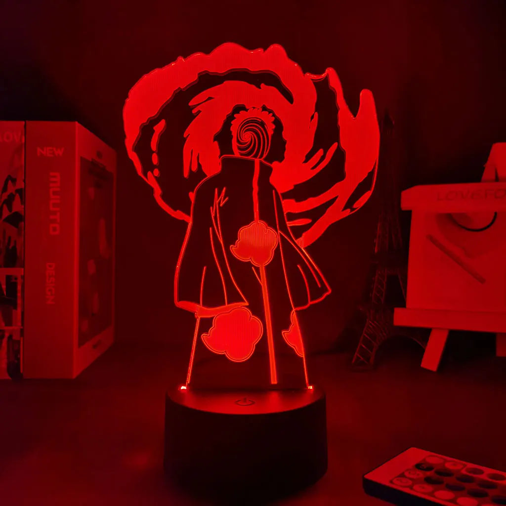 3D obito Decor Anime Lamp